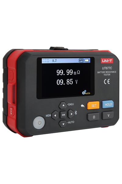 UNI-LABS Precise measuring instrument for testing battery resistance.
