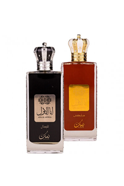 Nusuk Ana Al Awwal Red 100 ml + Ana Al Awwal Man 100 ml - Perfume Set for Her & Him