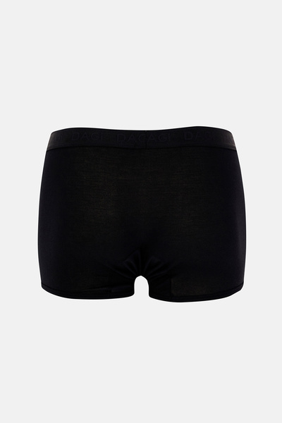 Dagi Black Travel Plain Micro Modal Boxer