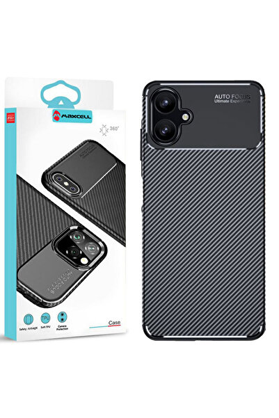 Samsung Θήκη AutoFocus για A06 (A065), με υφή άνθρακα, TPU, μαύρη