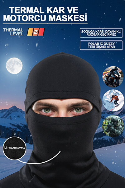 Toptantekstilcim TERMAL MOTORCU KAR MASKESİ