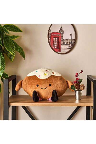 Evidea Pernă cu figură Soft Raticate - Maro - 32x28 cm