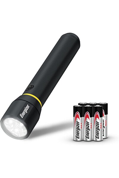 Energizer مصباح يدوي LED Vision PRO، فائق السطوع 1300 لومن، IPX4، أسود