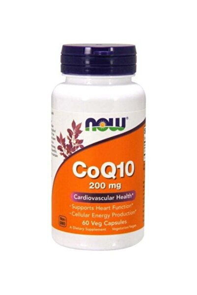 Now Foods CoQ10 Dietary Supplement 200 mg - 60 Veg Capsules