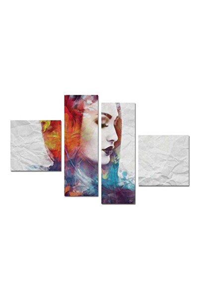 Drub Alabdaa Frameless Wall Panel for Wall Decor White/Purple 100x60x0.3