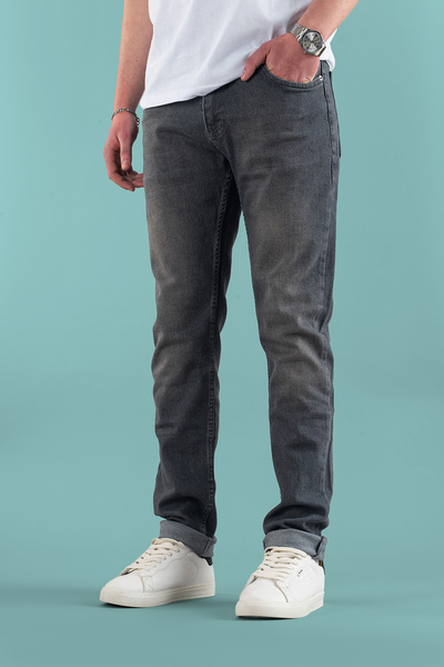 bombe Men's Blue Slim Fit Comfortable Lycra Jeans