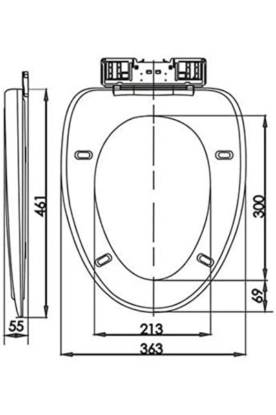 BOLD Toilet Seat & Cover (UF) – Soft Close, Anti-Bacterial Hygiene Treatment, Easy Assembly – White
