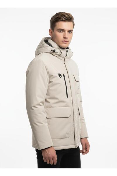 DYNAMO Men's Hooded Water Repellent Windproof Goose down Comfort Fit Coat