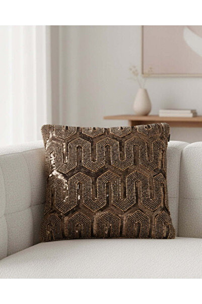 REDTAG وسادة من الخرز البرونزي