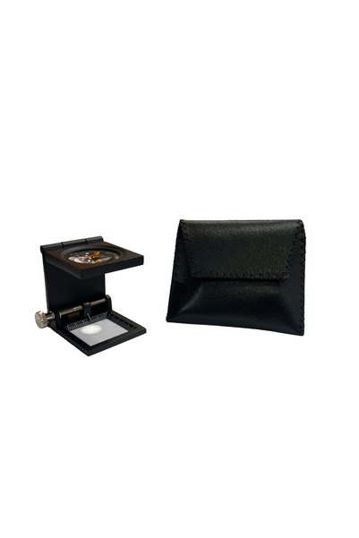 VERA SANAT Folding Handheld Magnifier with Caliper Precision Scale
