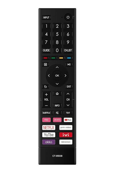 The Bros CT-95038 Replacement Remote for Toshiba & Hisense Smart 4K LED LCD TV