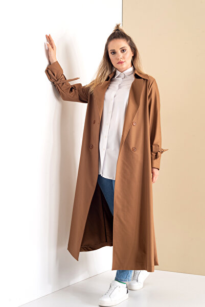 SahraAfra Parrot Oversize Trench Coat