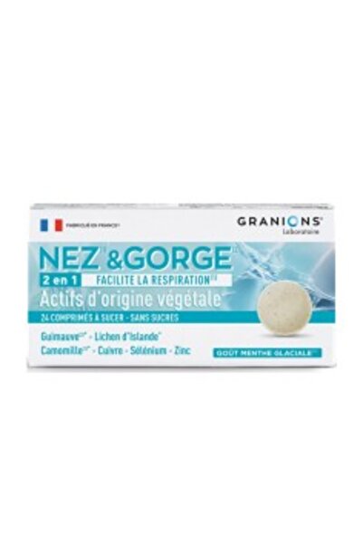 Granions Menthol nose-throat lozenges 24 tablets