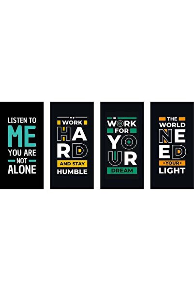 Sasb 4-piece Multicolor Wall Panel 40 x 20 cm