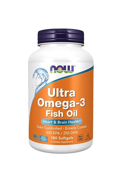 Now Foods Ultra Omega-3 Fish Oil, 180 Softgels
