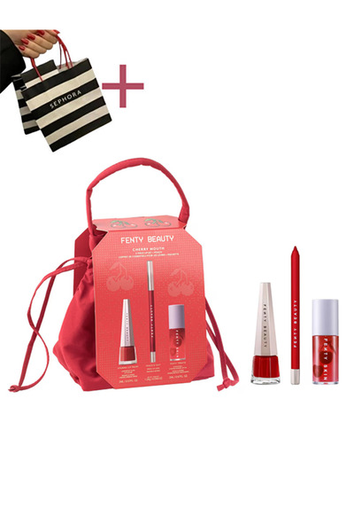 Sephora Beauty Cherry Mouth 3-Piece Lip Se