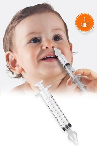 MorPort Lüx Bebek Burun Şırıngası 1 Adet Temizleme Aparatı Aspiratör Yıkama A...
