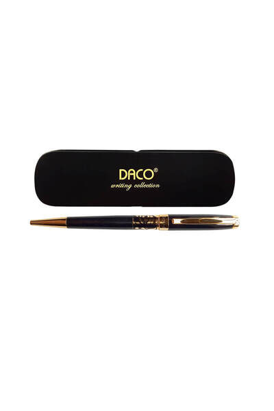 daço Decebal Black 1 mm metal ballpoint pen DACO