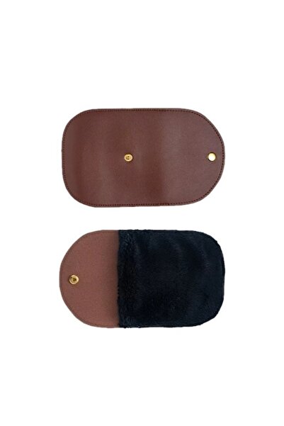 FONIX Pro Shoe Polishing Glove, Soft Lined, Vegan Leather Exterior, Brown