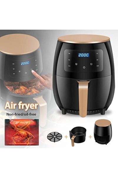 Cyber Air Fryer, 6L Capacity, Multifunctional, Digital Touch, 2400 Watts, Black