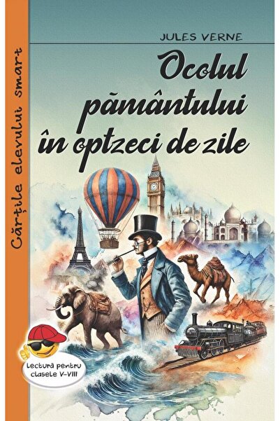 Editura Cartex Ocolul pamantului in 80 de zile, Jules Verne