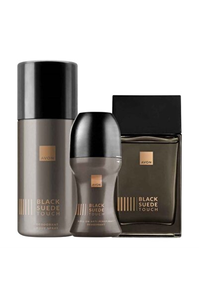 AVON Trio Black Suede Touch