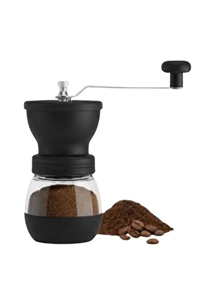 DOPPİO Manual Coffee Grinder with Extra Glass Jar
