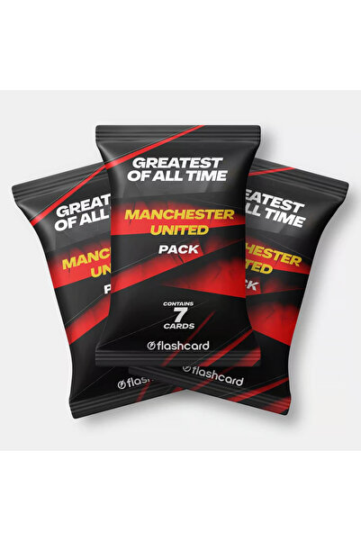 FLASHCARD Manchester United Legends – Greatest of All Time Pack (Set de 21 Mini carduri)