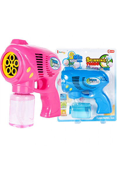 MalPlay Battery-powered soap bubble gun, 5 holes, 10,000 bubbles in 5 minutes, 17 x 7