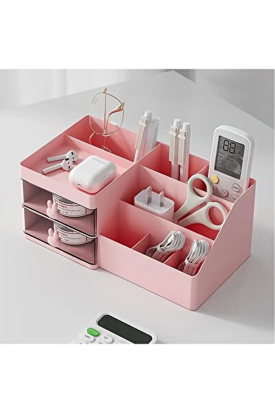 Blackstar Makyaj Organizeri Çekmeceli Pembe