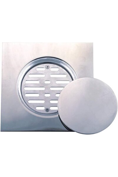 BOLD Floor Drainer 200x200mm – Stainless Steel Chrome Finish, Anti-Clog & Eas...