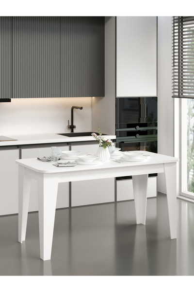 KuzeyLife Venezia Yemek Masası Beyaz