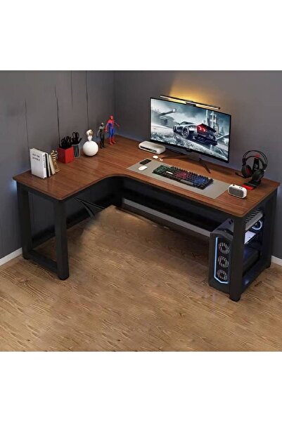 NKX Computer and Multifunction Table Home Office Workstation 120X100 cm (Left...
