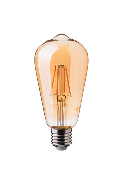 V-TAC Λάμπα LED E27 6w Νήμα Θερμό Λευκό 2200K