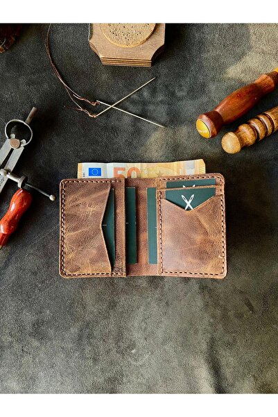 Koof Craft Genuine Leather Wallet, Brown Leather Wallet, Gift Product, Handmade, Stylish and Durable
