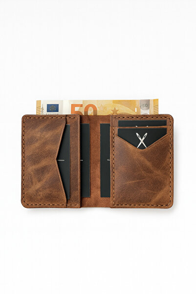Koof Craft Genuine Leather Wallet, Brown Leather Wallet, Gift Product, Handmade, Stylish and Durable