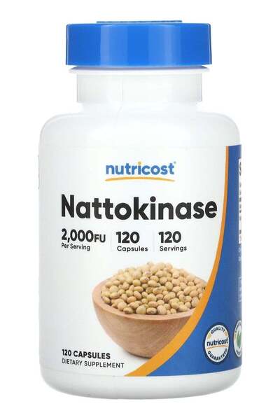 Nutricost Nattokinase, 2,000 FU, 120 Capsules