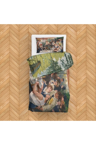 The Lucid Lab Boat Trip Lunch / La Grenouillère - Monet Double Sided Duvet Co...