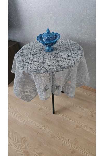 BRL ÇEYİZ HOME Fiskos Tablecloth Tulle Laced Dowry Holder