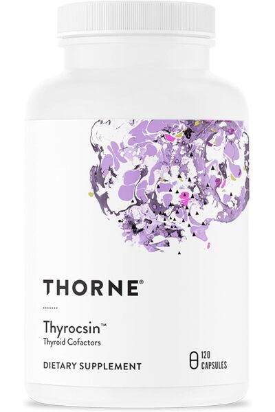 Thorne Thyrocsin - Thyroid Cofactors for Thyroid Function Support - 120 Capsules
