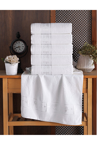 DNZGÜLCAN Eros Patterned 50X90 Jacquard 100% Cotton Towel – Hand and Face Towel Set – Special Design for Abroad