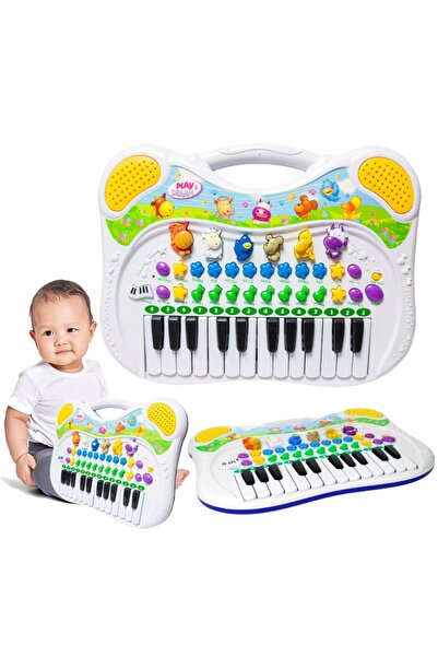 MalPlay Malplay musical organ for children, with animal sounds and recording, size 38 x 28 cm