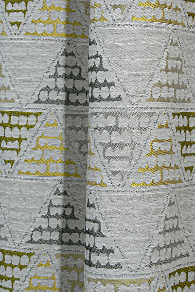 Premier Home Dessin Ringed Background Curtain Green 140X260