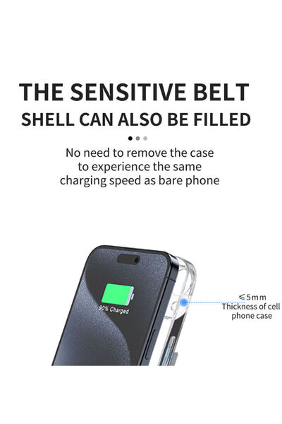 AdyMel 4-in-1 Wireless Fast Charger with Night Light, 15W, for Phone, Earbuds, Smartwatch, Black