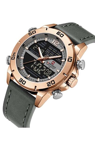 Naviforce Men's Water Resistant Analog/Digital Watch
