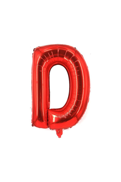 SDEPOT balon folie metalică, litera D, roșu, 40 cm