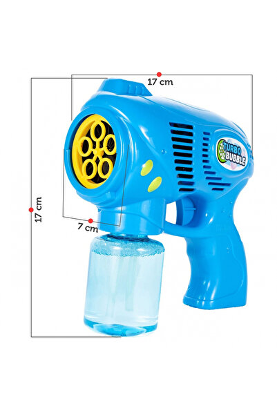 MalPlay Battery-powered soap bubble gun, 5 holes, 10,000 bubbles in 5 minutes, 17 x 7