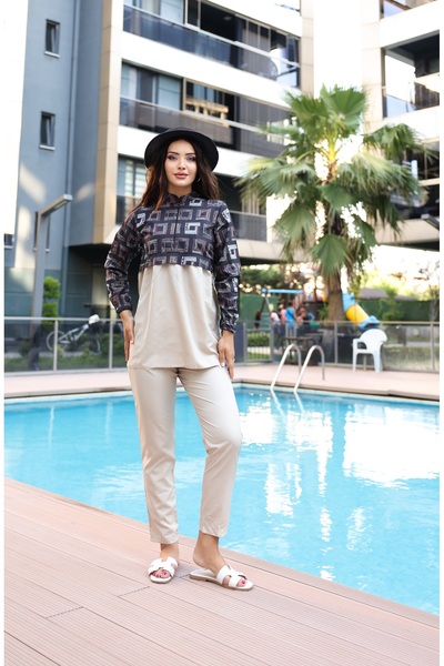 SahraAfra Σεμνά μαγιό