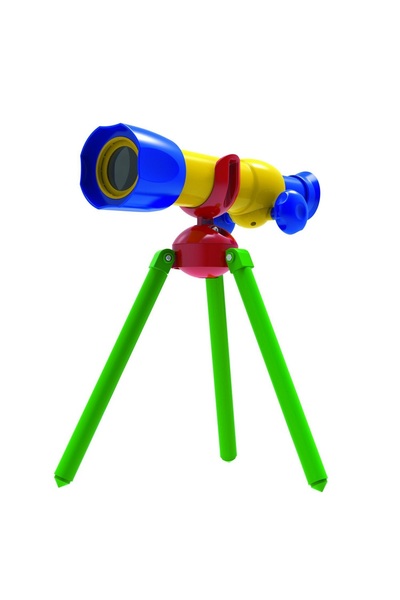 Carrefour Smart & Fun Educational Toy Telescope with Tripod, 15x, Multicolor