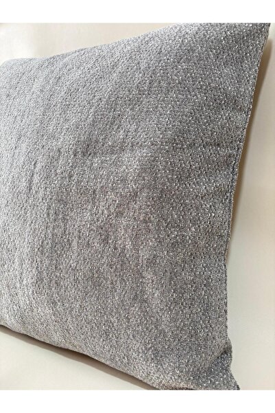 YOUC Design Throw Pillow Cover Gray Silver Mottled